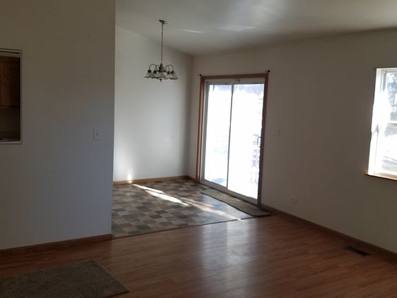 Living room and eating area