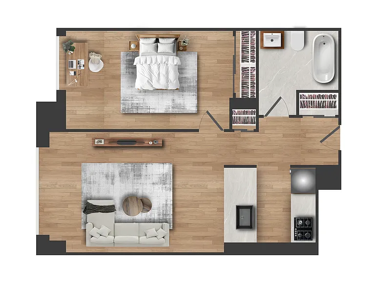 300 Albany St #3E — Photo 9