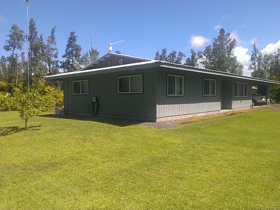 Rear corner of house