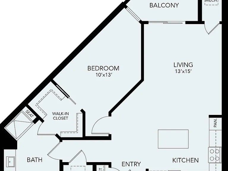 A2a | 1 bed 1 bath | 905 sq ft A2a | 1 bed 1 bath | 905 sq ft