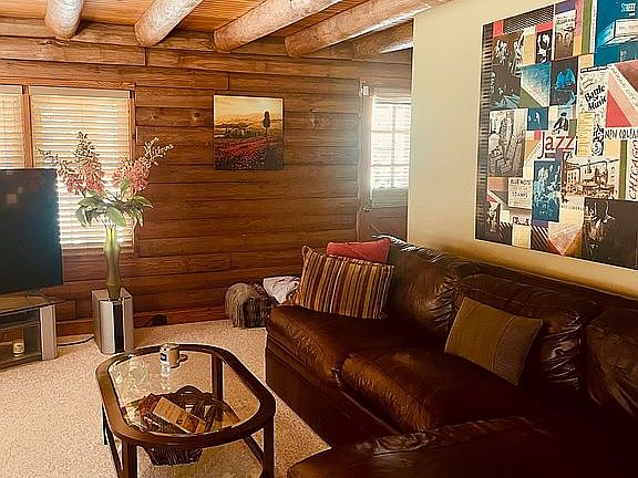 Downstairs LR opens to porch