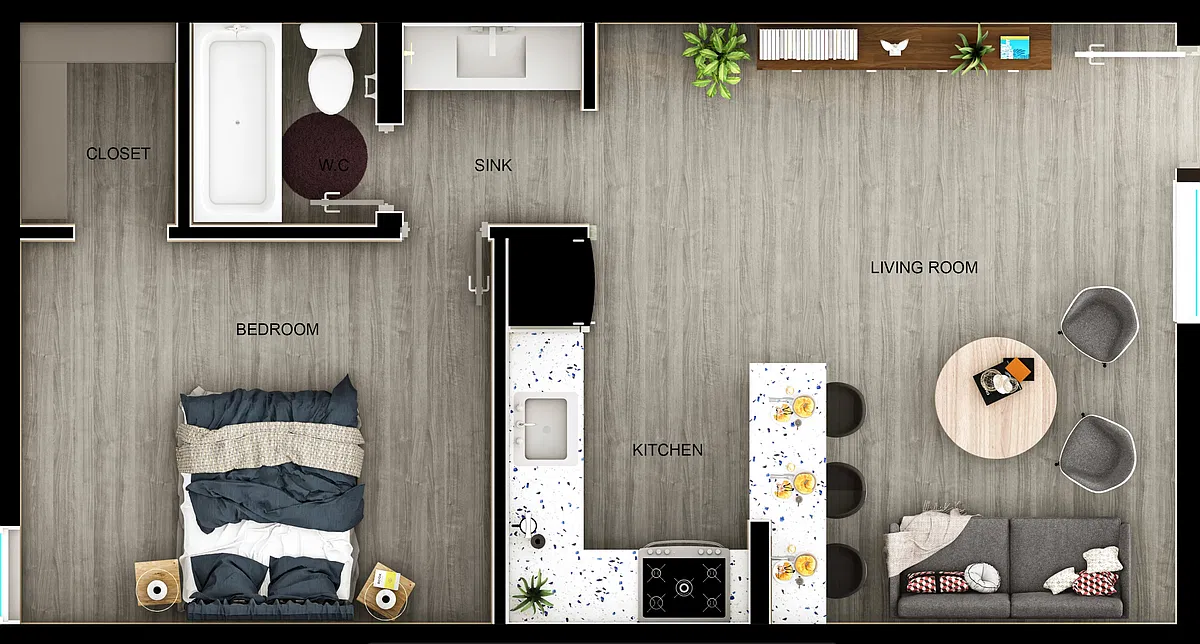 Floor plan A1 Platinum