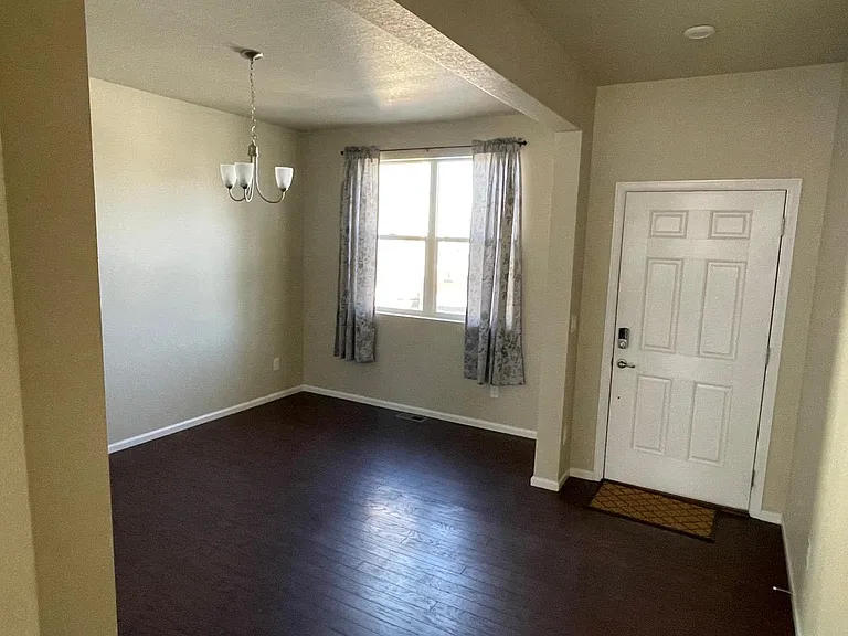 Entrance, office space with closet