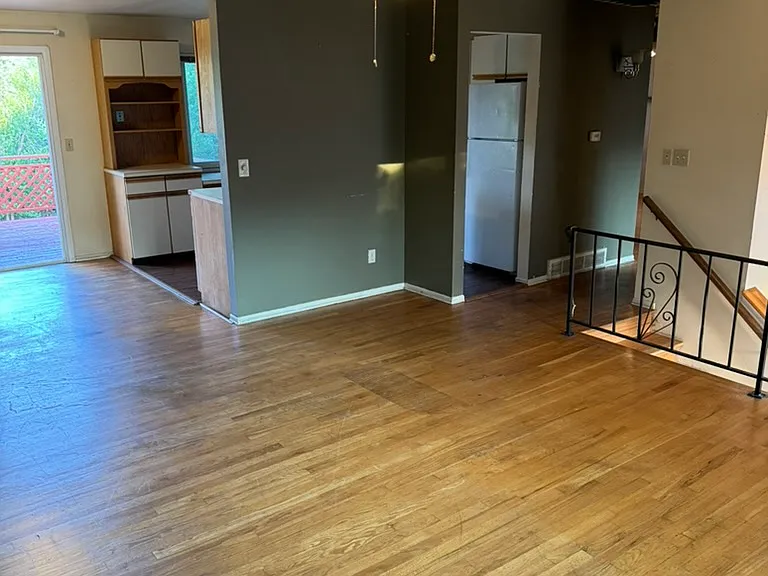 upstairs living and dining room