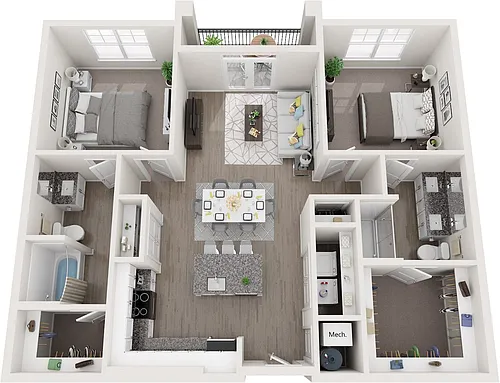 Floor plan B2