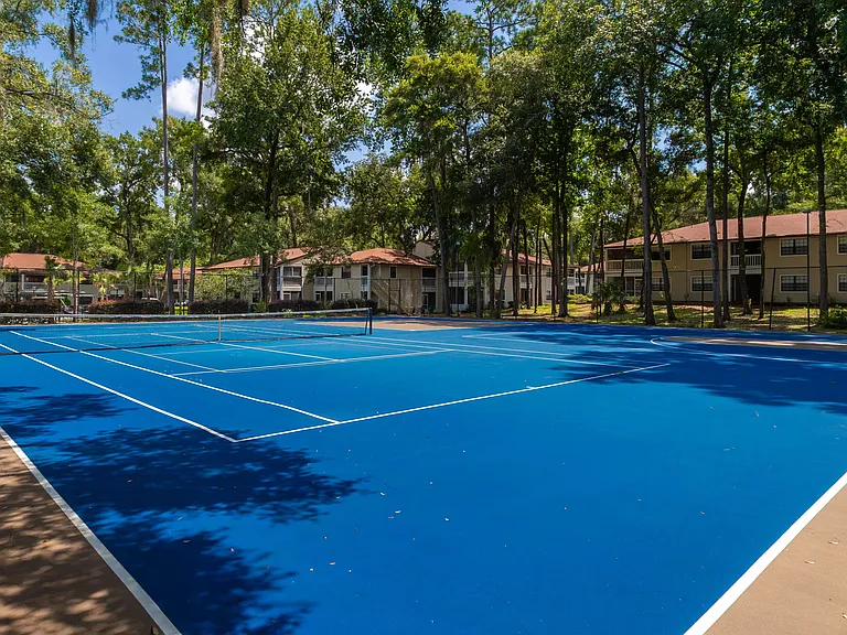 Catch a friendly game on our tennis court, where every match is a new adventure.