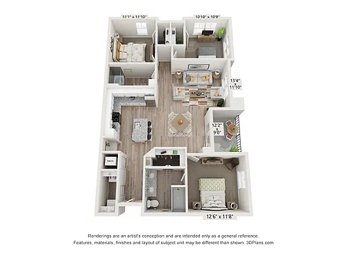 Floor plan Sunrise