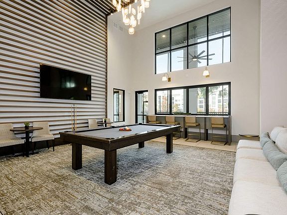 Elevate your lifestyle at The Edison Daytona Apartments with modern common areas designed for relaxation and socializing. Enjoy luxurious finishes and ample natural light. Don't miss outschedule your tour today!