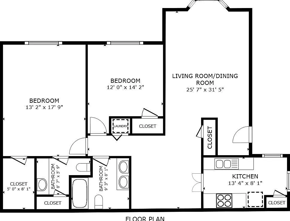 2 bed, 1.5 bath, 1096 sqft, $1,850 — Photo 4