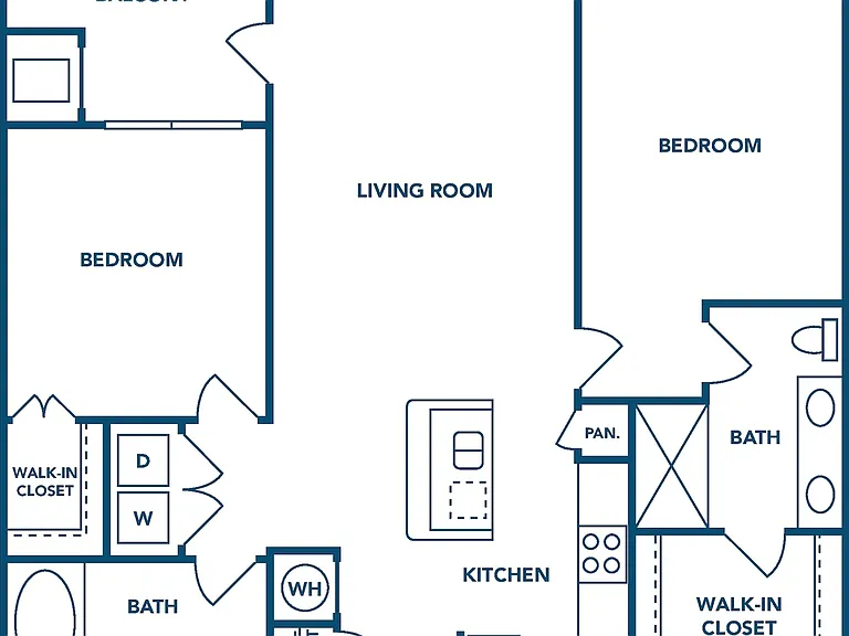2 Bedroom | 2 Bathroom | 1061 SF 2 Bedroom | 2 Bathroom | 1061 SF