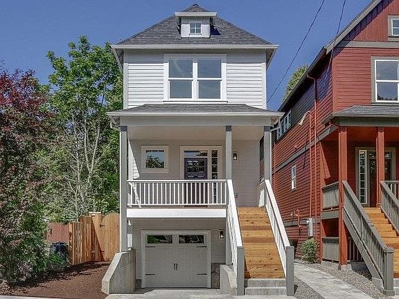 Apartment is on lower level