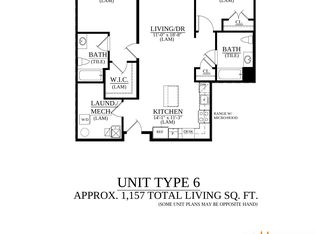 UNIT TYPE 6 Plan, Springside Lofts 55+, Robbinsville Nj O921hg Robbinsville, NJ 08691