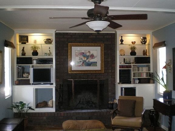 Fireplace in Living room