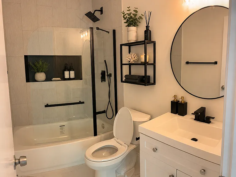 Completely renovated Master Bathroom