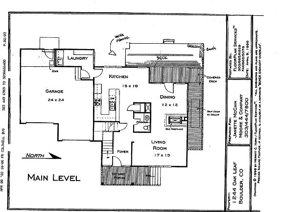 Main floor plan