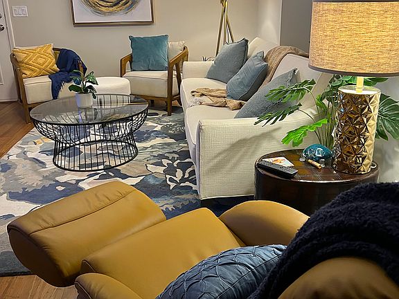 Comfortable seating space