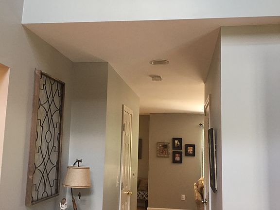 Two story foyer entrance 