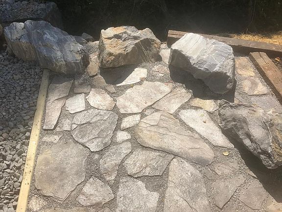 Stone patio