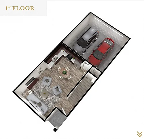 Floor plan Arrowhead 3-Bed