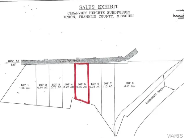 LOT Five Clearview Dr, Union, MO 63084