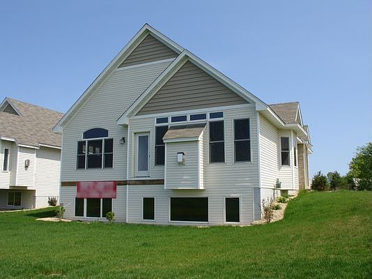 Rear view- -Ready for a deck!
