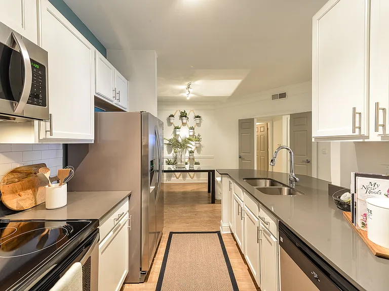 Ample Counter and Cabinet Space