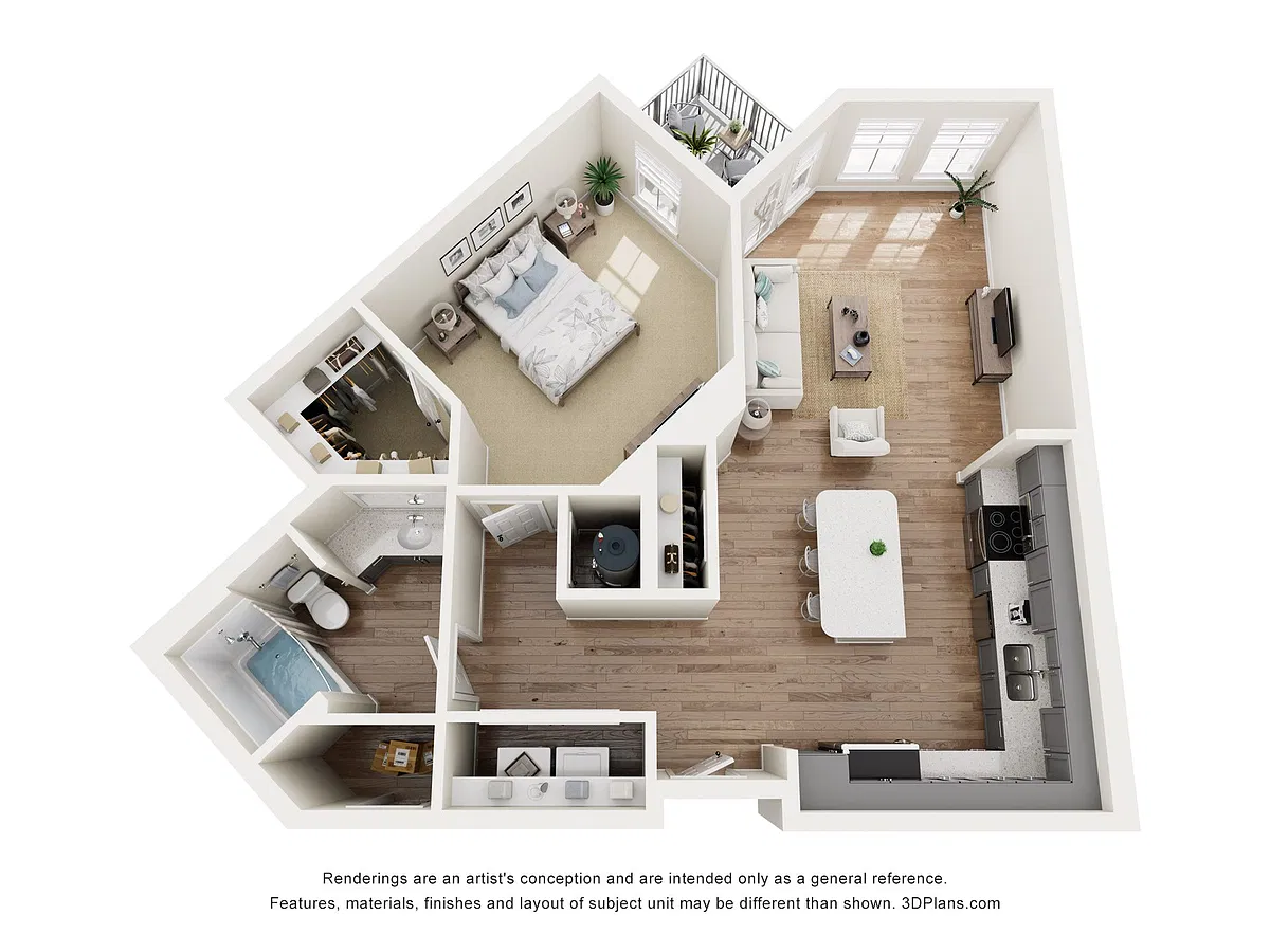 Floor plan The Blue Mountain