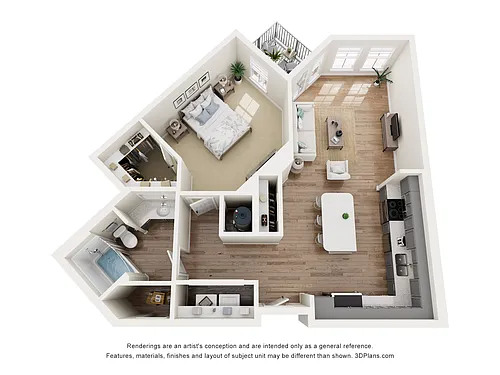 Floor plan The Blue Mountain