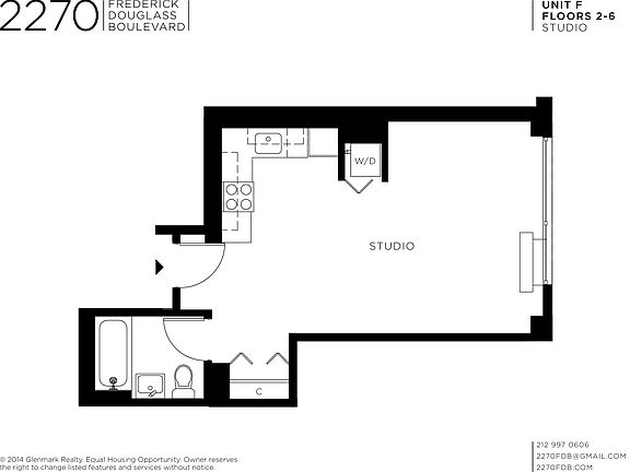 2nd image of 2270 Frederick Douglass Blvd #F
