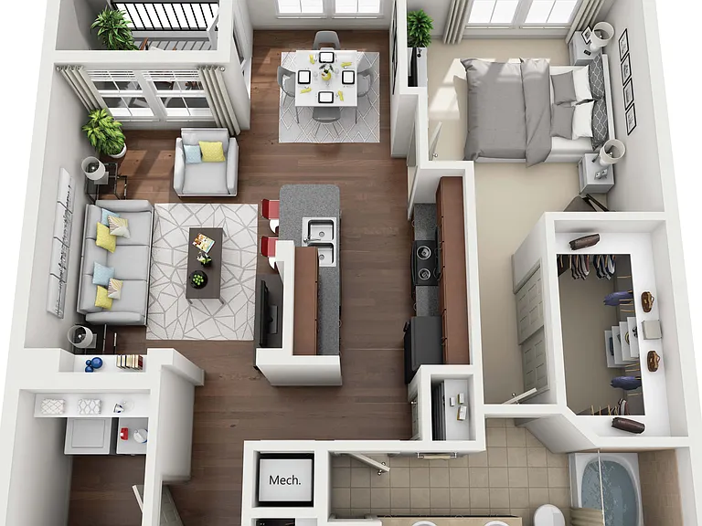 Avanti Cityside - The MacGregor - 1 Beds - 1 Baths - 899 Sq. ft.