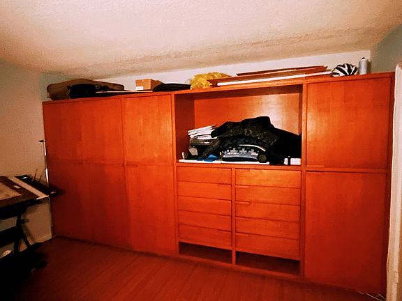 Bedroom storage built in.