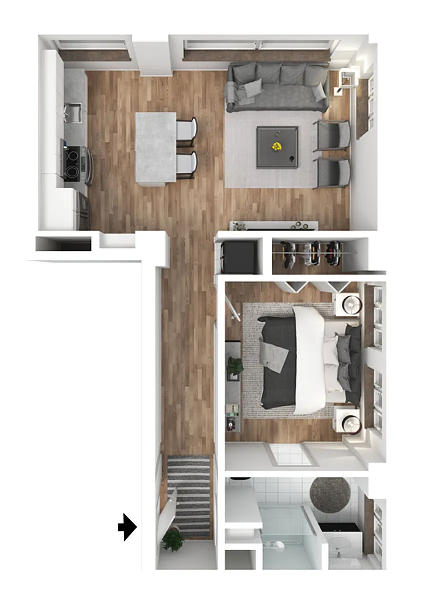 Floor plan The Madison