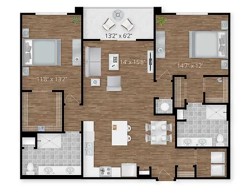 Floor plan B2-3