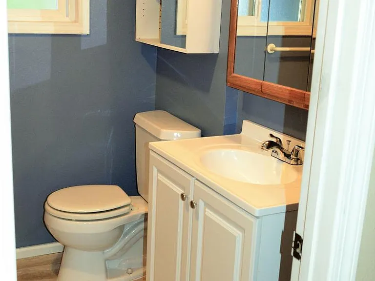 Bathroom with new vanity