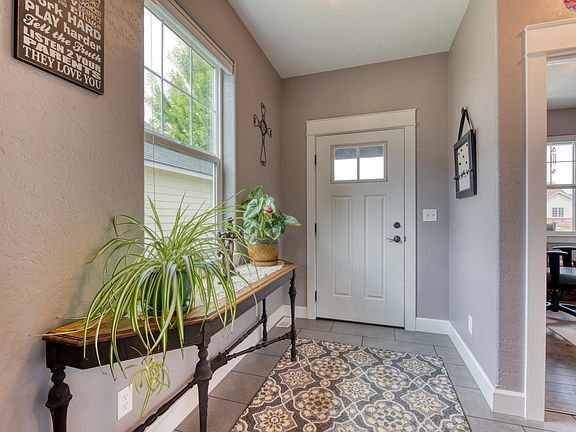 The house front entrance.