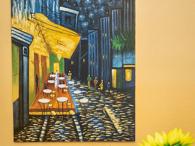 Beautiful Art throughout this home