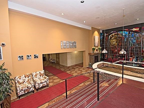 Lobby entry.