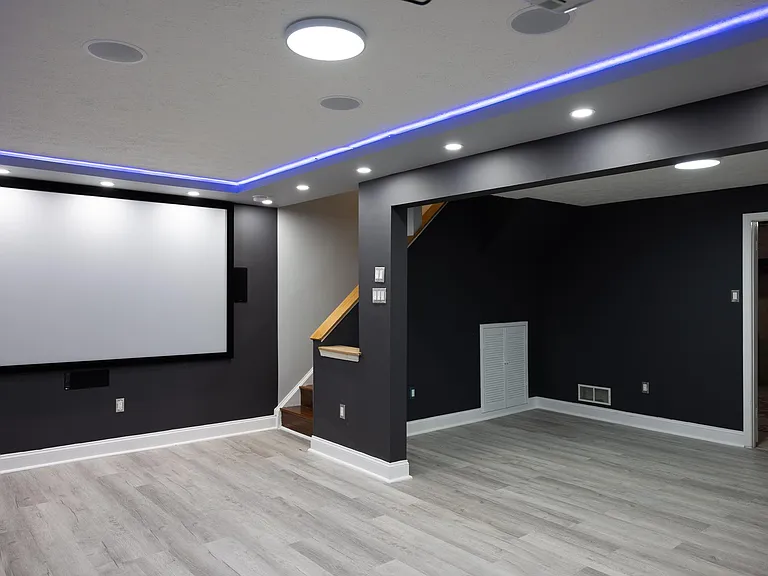 Basement view.