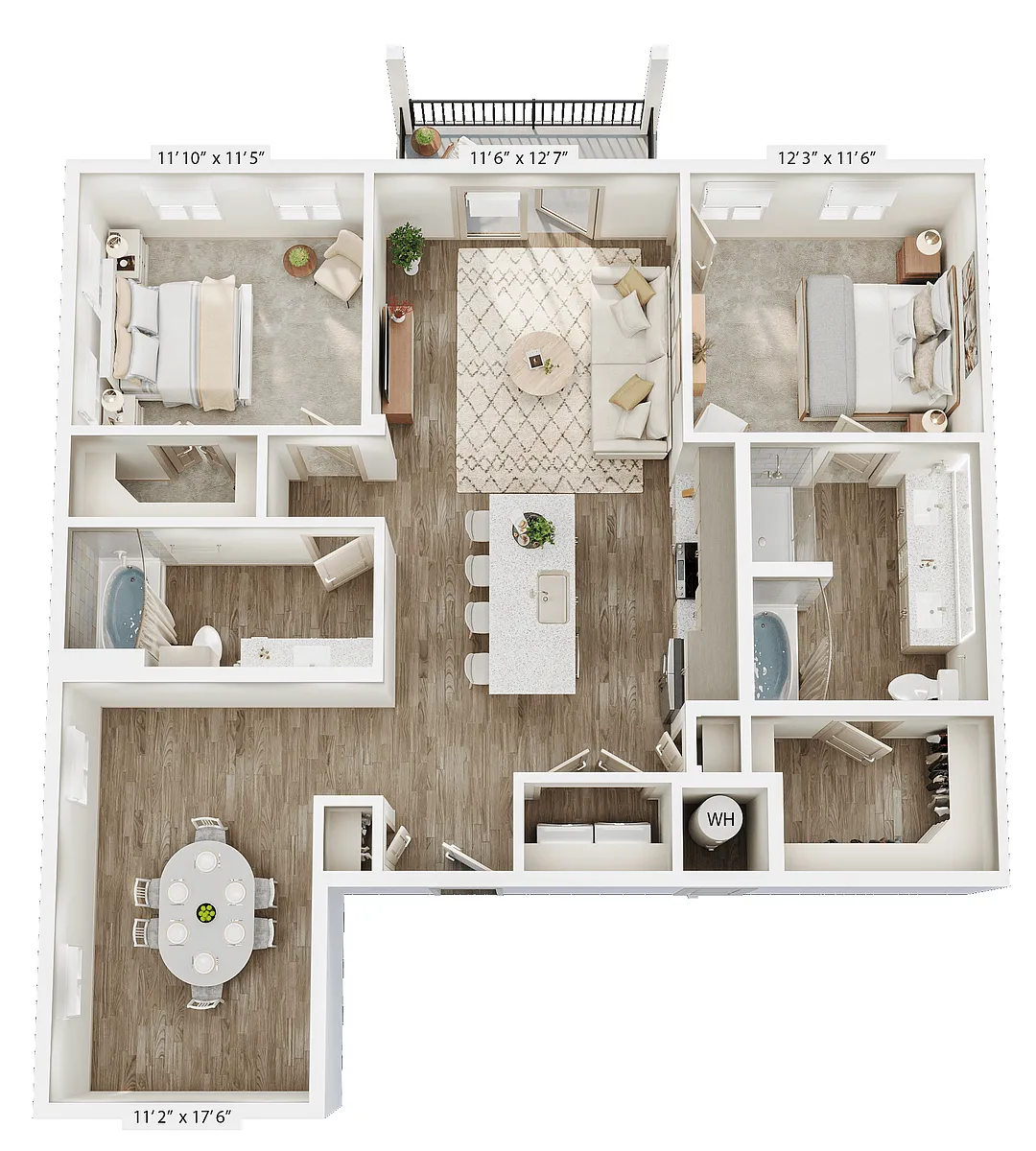 Floor plan B21
