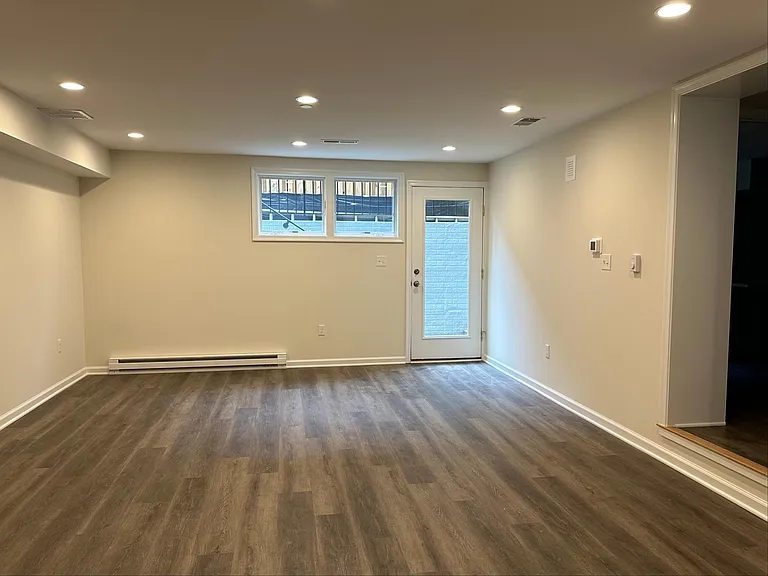 View of apartment entry and common area