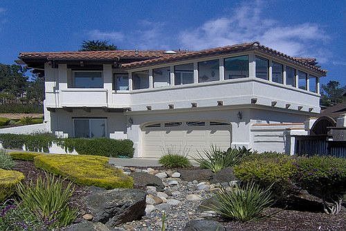 Side of home facing Ocean