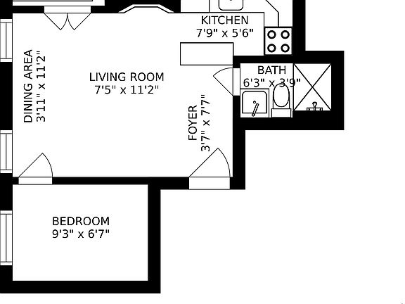 2nd image of 9 Patchin Pl APT 5