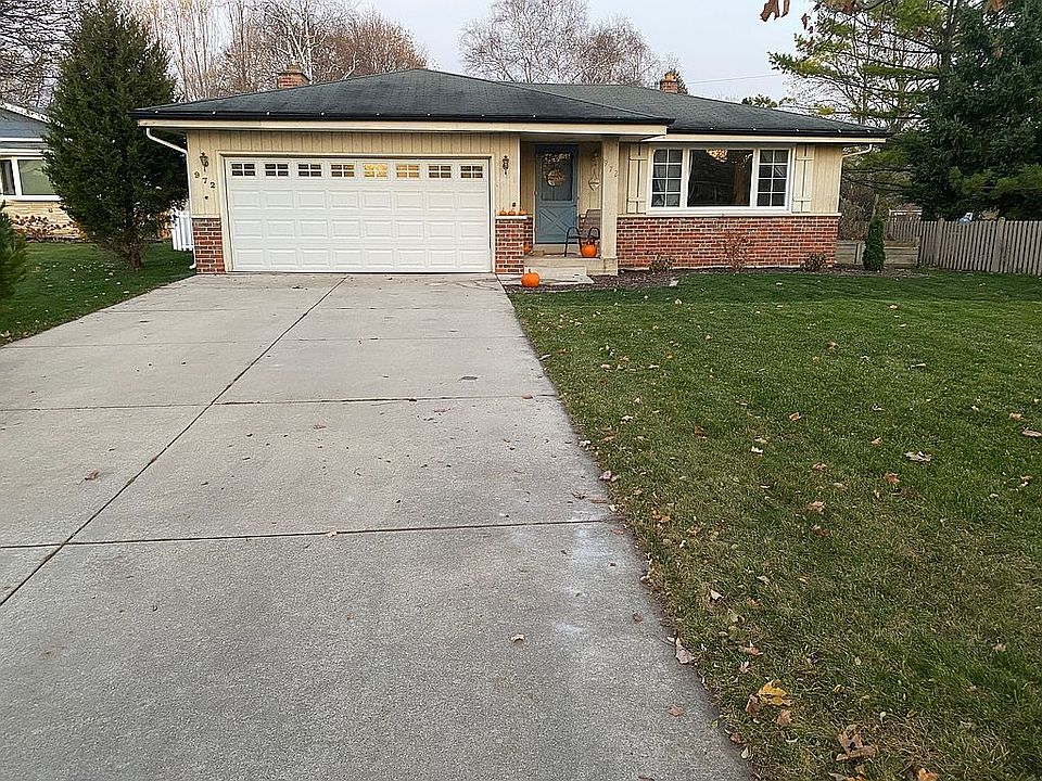 New garage door/landscaping