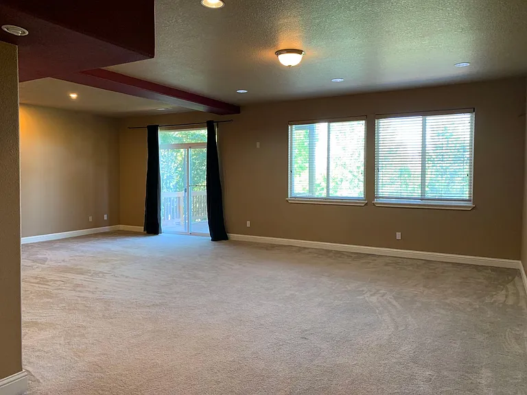 Additional living room in daylight basement