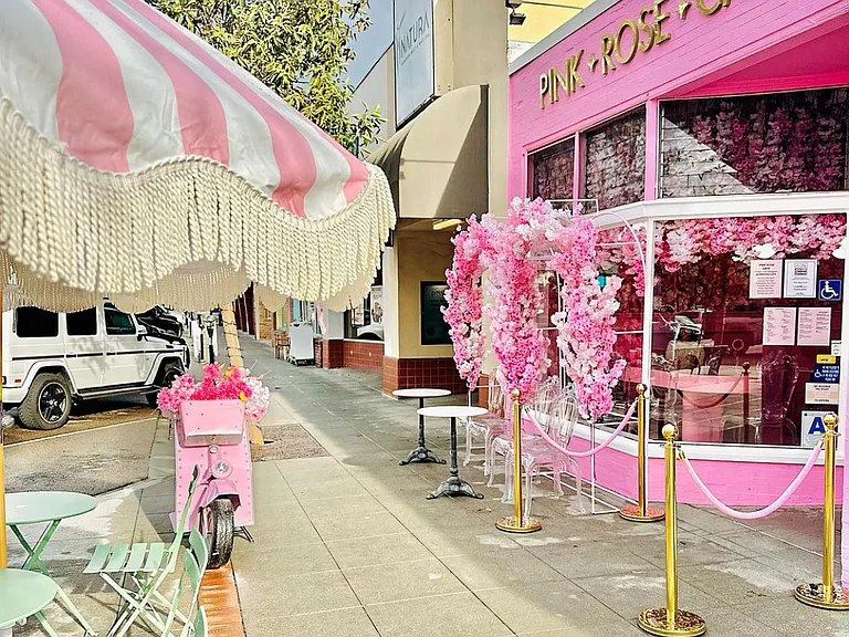 The Instafamous Pink Rose Cafe!______