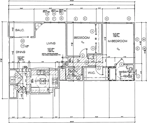 Floor plan 1322 Curson Floorplan D