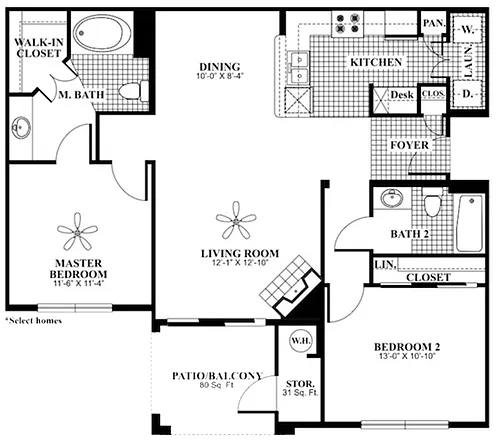 Floor plan Peace