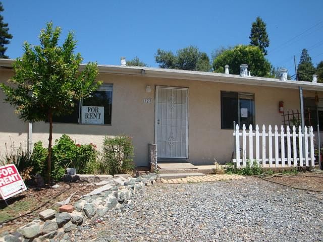 front of building