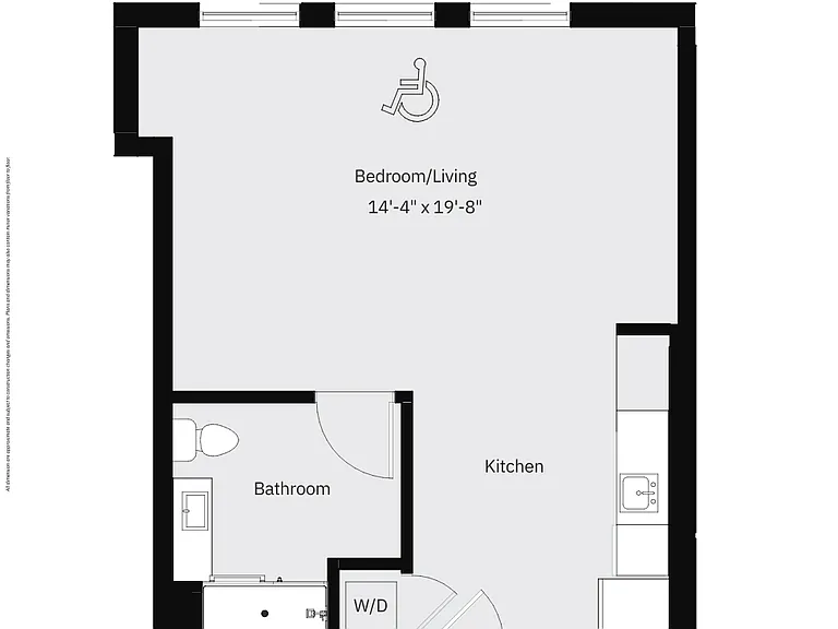 0 BED 1 BATH - G | 541 SF 0 BED 1 BATH - G | 541 SF