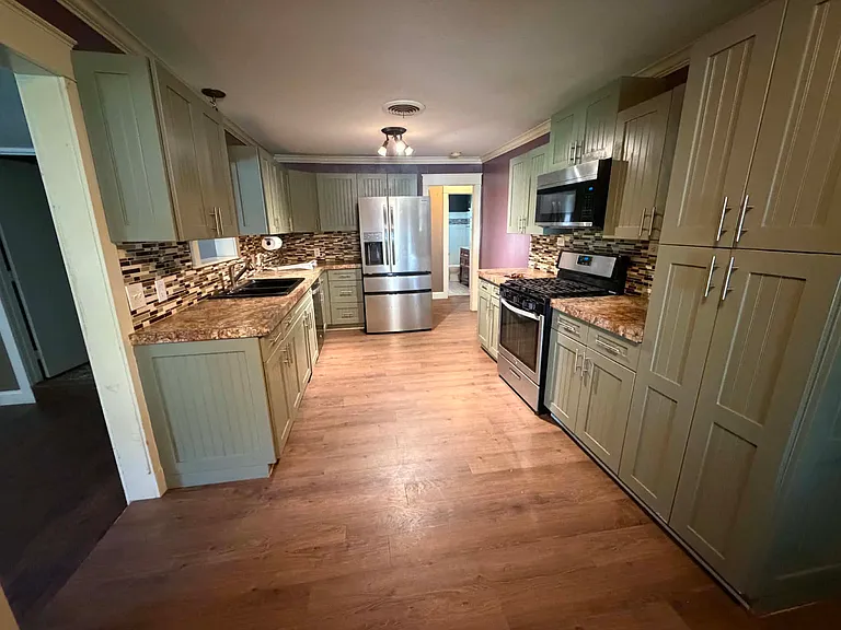 Kitchen with new Refrigerator, Dishwasher